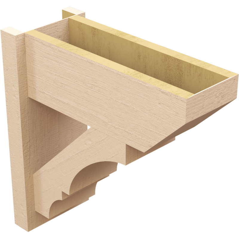 Bois de cèdre brut Balboa Slat, H 20 po x l 8 po x P 20 po