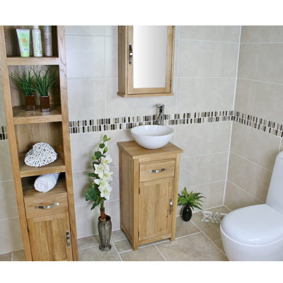 Coulson 401mm Single Bathroom Vanity with Vessel Ceramic Basin