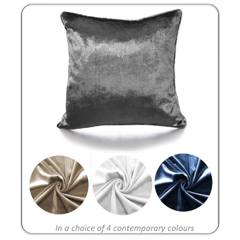 Aspinwall Square Throw Cushion Cover, Grey