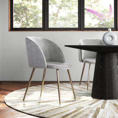 Fauteuil en velours Whitaker