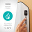 Duux 1000 Watt 3.4 BTU Electric Space Heater with Adjustable Thermostat and with Digital Display