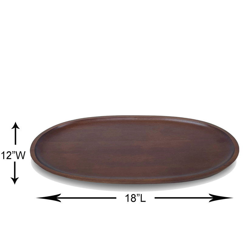 Latitude Run® Karidee Wood Serving Dish