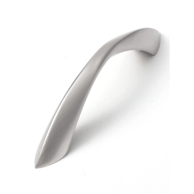 10 Pack Brushed Nickel Cabinet Pulls 3 Inch Arch Twisted Silver Handles Drawer Kitchen Cupboard Bathroom Dresser Cabinet Hardware Zinc Alloy
