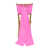 100% polyester rose néon