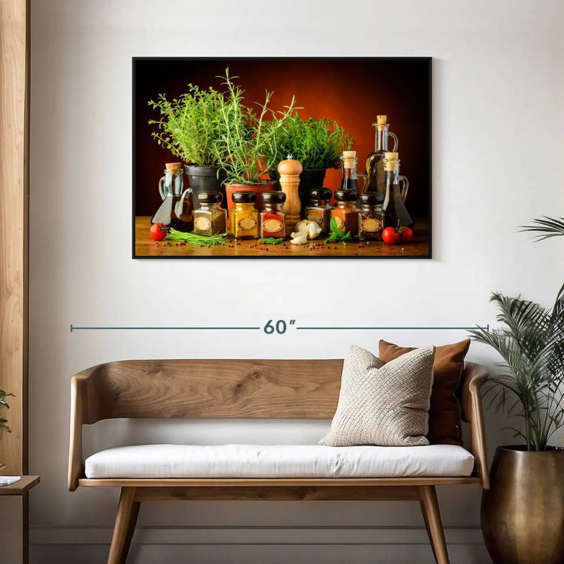 Yarlin Cooking With Spices And Herbs, 29" H x 43" W