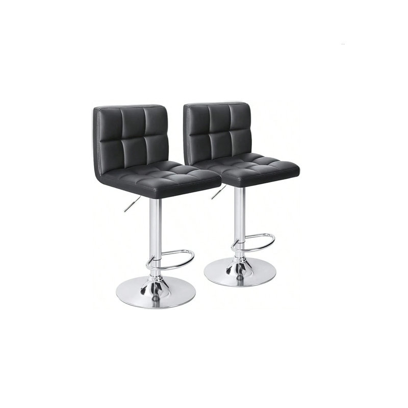 8100 - tabouret de bar réglable noir, Black
