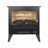 21 Inch Three-Sided Freestanding Electric Fireplace Stove Heater With Realistic 3D Flame Effect And Remote Control