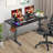 Koni Height Adjustable Gaming Standing Desk with Built in Outlets-1773961894