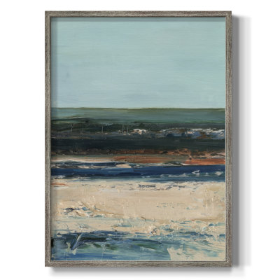 Rich Coastline II, reproduction encadrée - bois massif