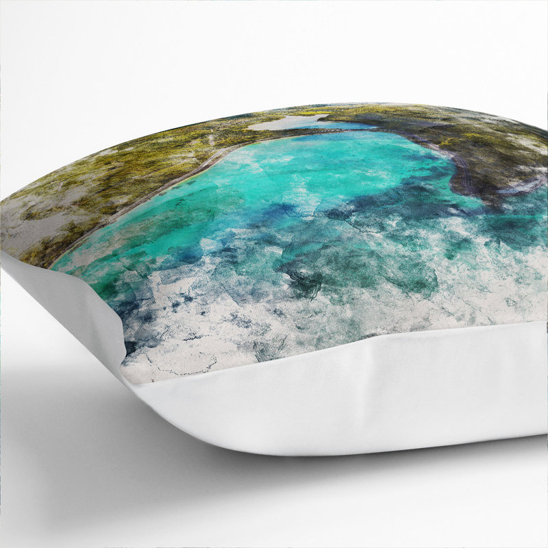 Square Cushion, 55cm H x 55cm W x 20cm D, White
