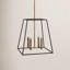 Burley Oak 4-Light Single Geometric Pendant-640473412