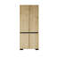Armoire moderne avec de nombreuses tablettes, chêne saphir et anthracite, 35,4 x 82,7 x 20,5 pouces | Panneau de particules 100% mélaminé, capacité de tablette de 66,1 lb | Conception murale et élégante pour les espaces organisés-2122939407