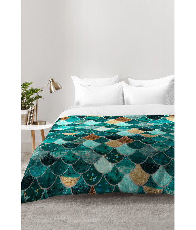 Monika Strigel Coastal Polyester Comforter, Twin XL Comforter + 1 Standard Sham
