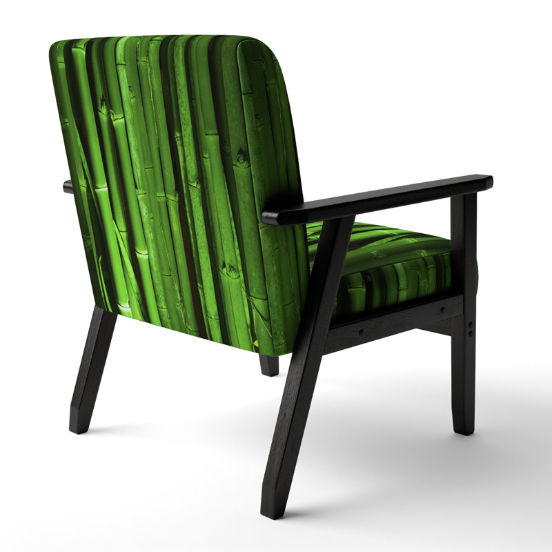 Makaay - Green Forest - Chaise rembourrée avec accents floraux