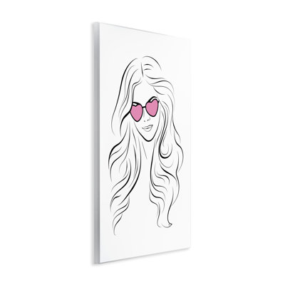 Plaque murale lunettes de soleil Leila