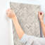 Papier peint à chevrons gris clair Ellery-151838317