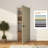30x80 in. 1 Panel Shaker Style White Primed Hollow Core Composite Interior Molded Door Slab-121872294