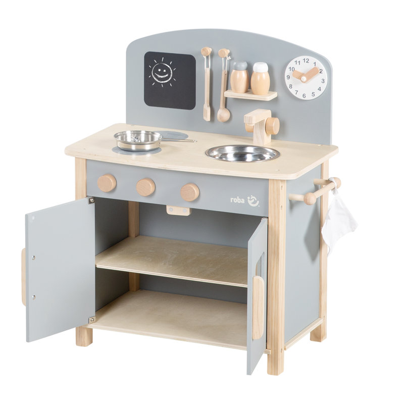 Play Kitchen Set, Gray