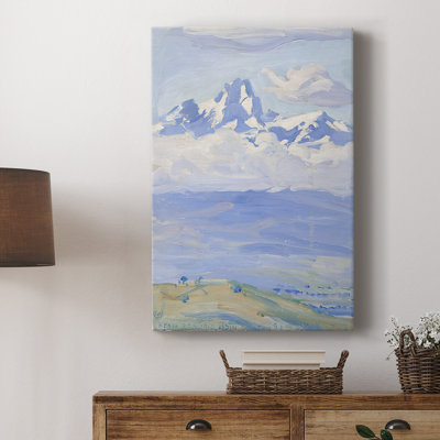 Mt. Kenya 20.V 1910, Mother and Father's 21st Wedding Anniversary -Gallery Wrapped Canvas by Akseli Gallen-Kallela