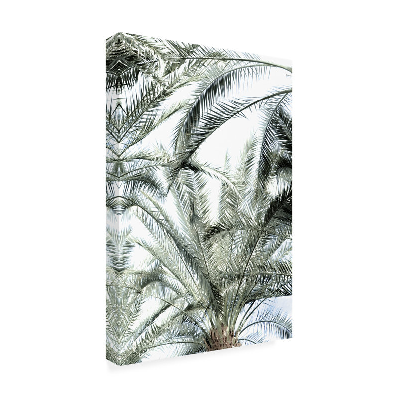 Décoration murale d'extérieur Aberdene Palm Crown, L 30 po x H 47 po