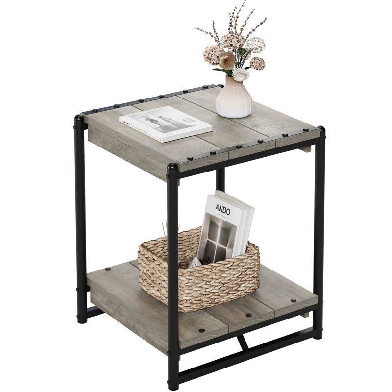 Tavros End Table, Gray