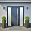Williston Forge Garden Planter Triangular Corten Steel-183412627-183412618