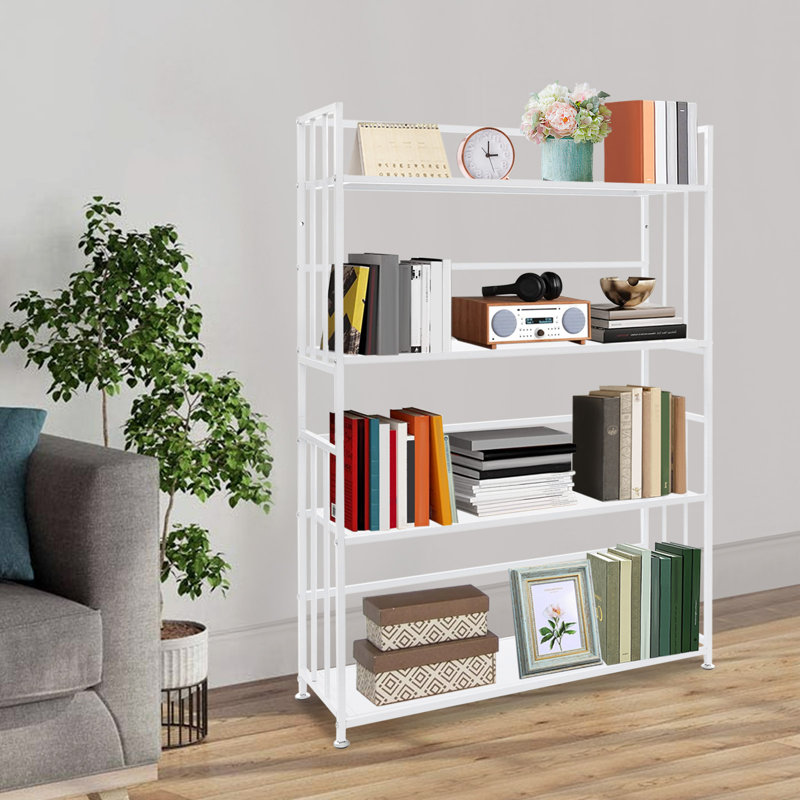 Étagère de rangement 31,5 po x 9,8 po à 4 niveaux, Naturel