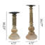 14.07 " Solid Wood Candlestick