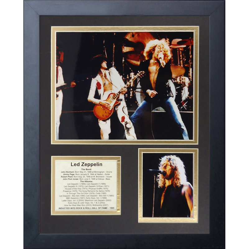 Led Zeppelin Framed Memorabilia