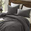 Édredon double / grand délavé gaufré - 3 pièces, texture spéciale, côtés 100% coton, look rétro, tissu, rembourrage toutes saisons, 3 pièces de charbon de bois sécuritaire et facile d'entretien, tissage différent, couverture surdimensionnée,-128860350-128860355