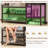 Hall Tree With Bench And Shoe Storage, 7-in-1 Entryway Bench With Coat Rack, 3 Storage Cubbies, 5 Storage Shelves, 17 Coat Hooks, 2 Fabric Drawers-998590053