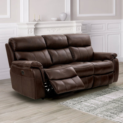 Raashi 86'' Upholstered Power Reclining Sofa