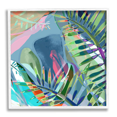 «Bold Fern Leaf», art de la giclée à chevauchement audacieux par Lori Dubois
