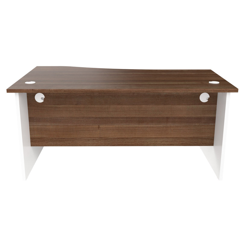Solid Wood Desk, Dark Walnut