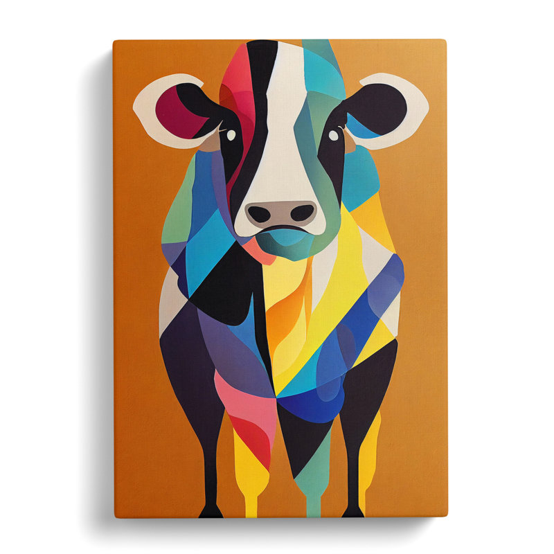Cow Abstract Vol.2 - Wrapped Canvas, 76cm H x 50cm W x 3cm D
