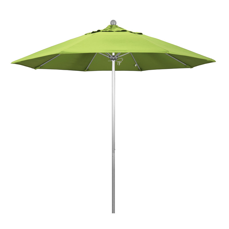 Parasol de marché 9 pi Hibo, Toile Sunbrella® perroquet