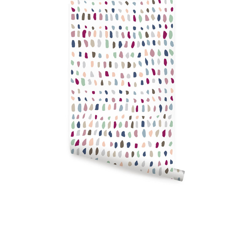 Confetti Time Peel And Stick Vinyl Wallpaper, Multi