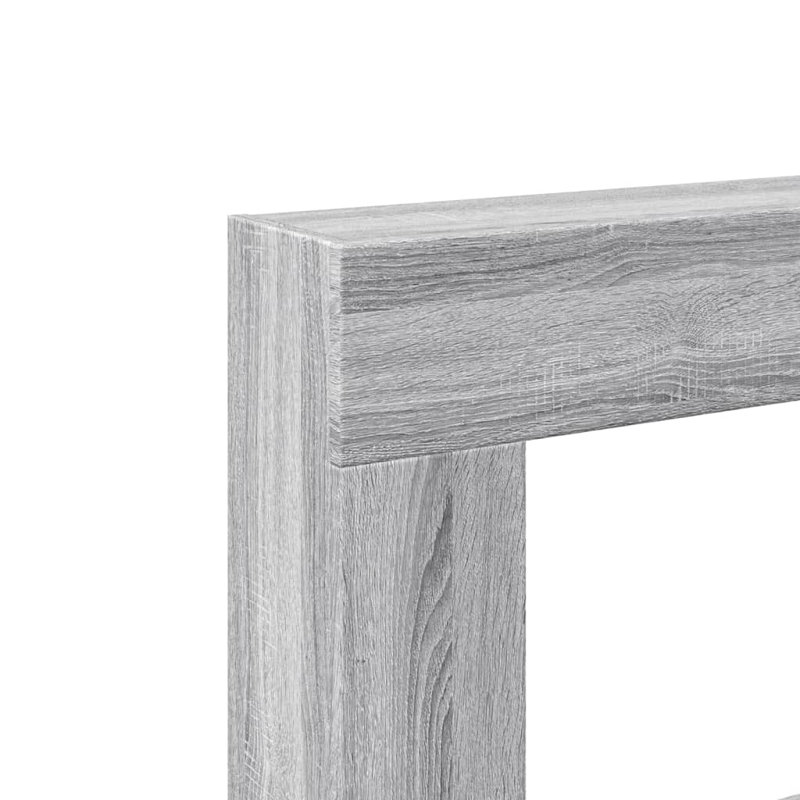 Fireplace Surround 81X18x82 Cm Engineered Wood, Grey Sonoma