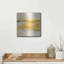 Wrought Studio 'Mist and Gold I' by Chris Paschke, Metal Wall Art, 12"x12"-773908574
