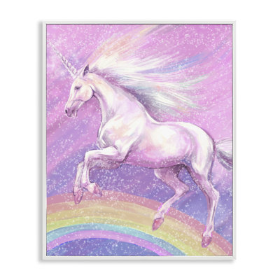 Scène de licorne arc-en-ciel, art giclée par Ziwei Li