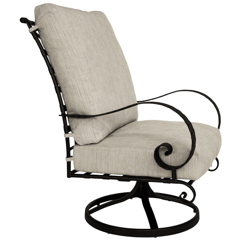 Classico Outdoor Rocker Chair, Carbon Black, Adena Shale