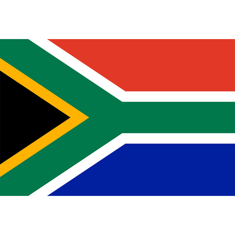 Afrique du Sud, H 12 po x l 18 po