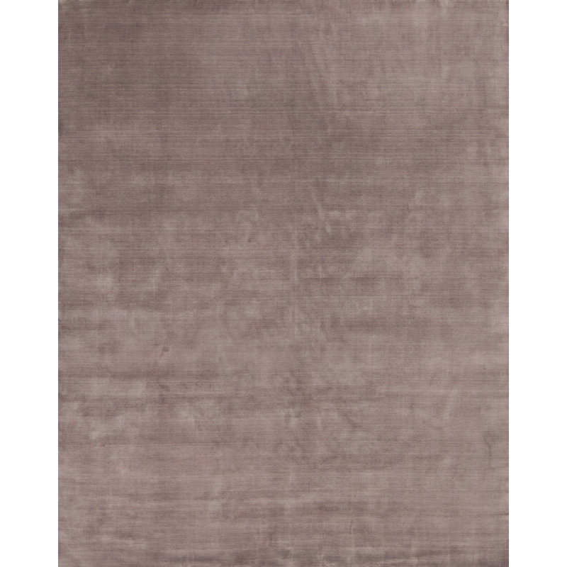 Sincerity Wool Area Rug in Purple, Rectangle 5' x 7'