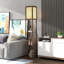 160cm Melamine Faced Column Floor Lamp-124285313