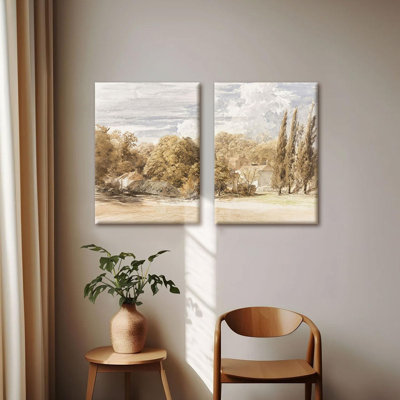 2 Piece Wrapped Canvas Print