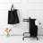 110l Black Cloth 2 Laundry Hamper With Lid, Sorting Cards For Clothes Basket Clothes, Storage
