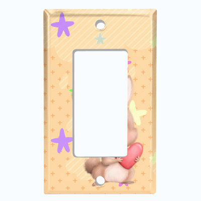 Animals 1 - Gang Toggle Light Switch Standard Wall Plate