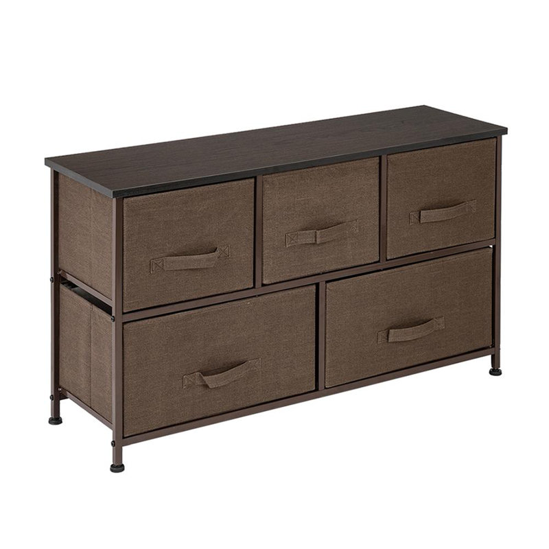 100cm W 5 - Drawer Chest of Drawers, Brown