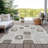 Machine Washable Indoor/Outdoor Claudian ACN1670 Beige Rug-104372746