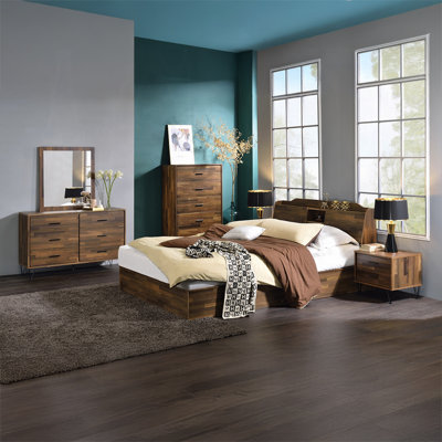 Eclipse Walnut Finish Dresser